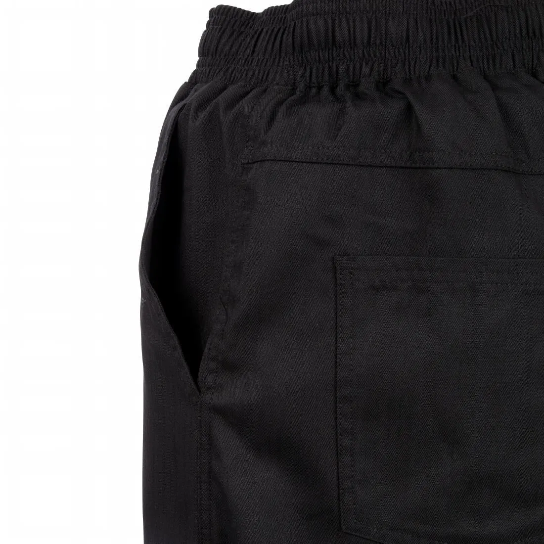 A695-XXL Chef Works Unisex Better Built Baggy Chefs Trousers Black