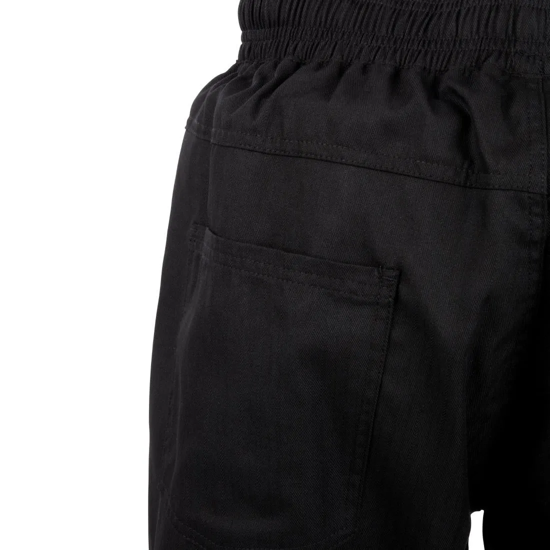 A695-XXL Chef Works Unisex Better Built Baggy Chefs Trousers Black