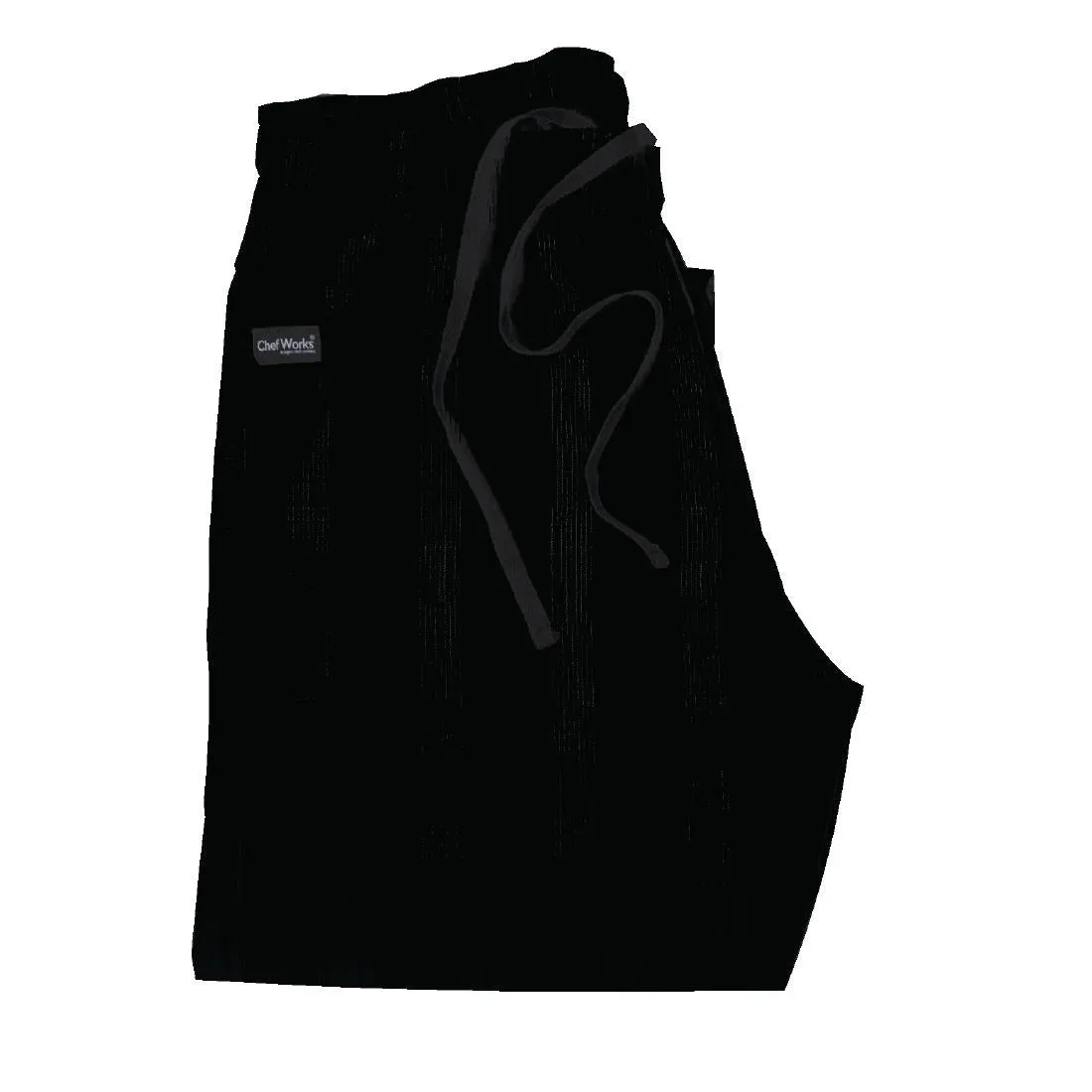 A695-XXL Chef Works Unisex Better Built Baggy Chefs Trousers Black