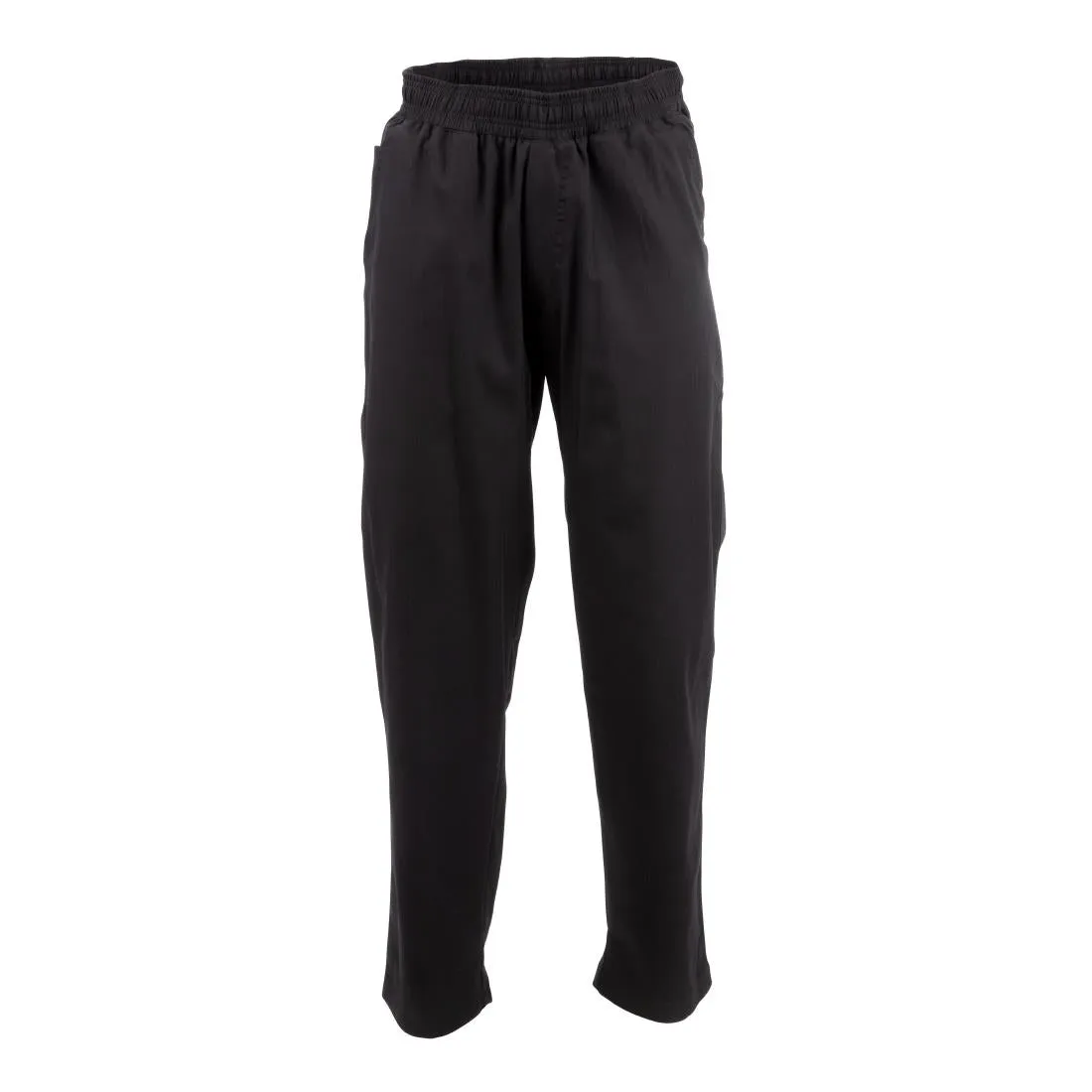 A695-XXL Chef Works Unisex Better Built Baggy Chefs Trousers Black