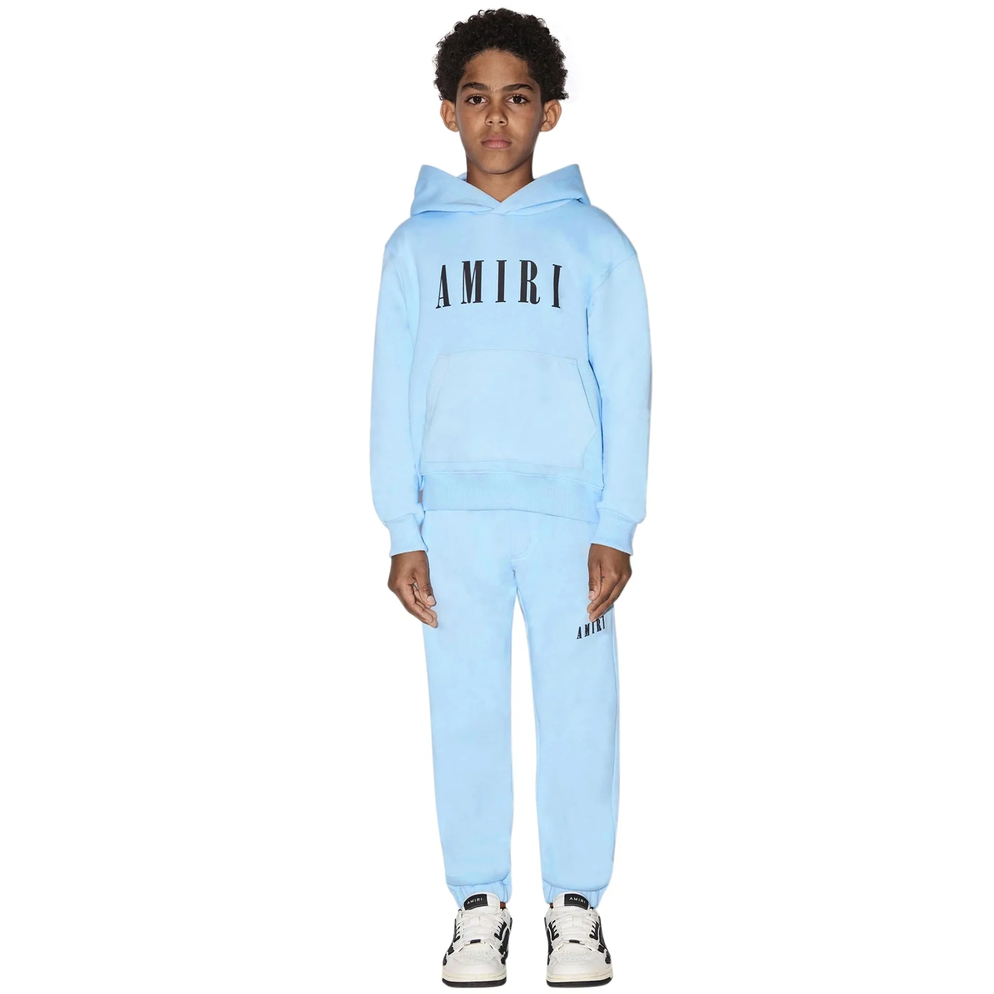 Amiri Kids 'Amiri' Baby Blue Hoodie