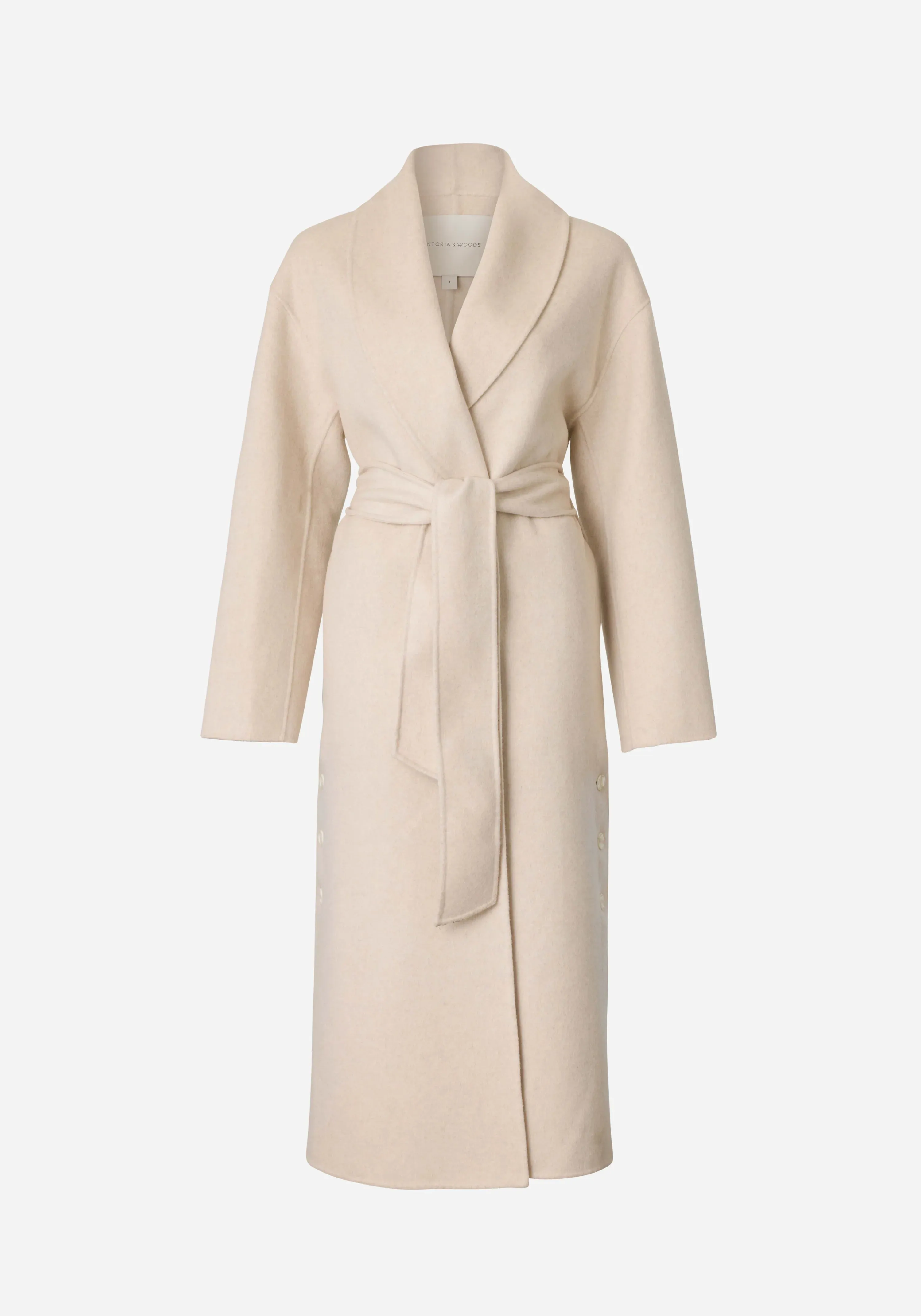 Ascension Coat- Ivory Marle