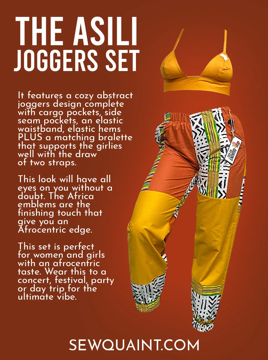 Asili Joggers   Bralette Set