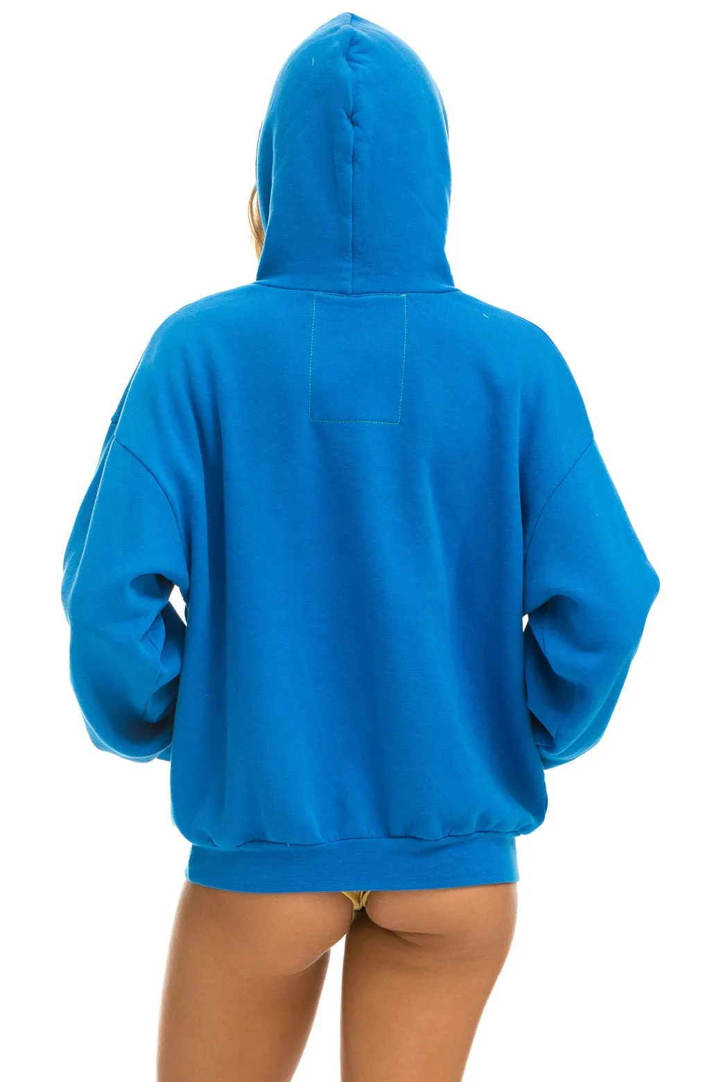 BOLT GRADIENT RELAXED PULLOVER HOODIE - OCEAN // BLUE