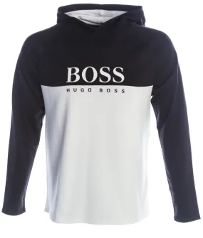 BOSS Jacquard O.T.H Sweat Top in Black