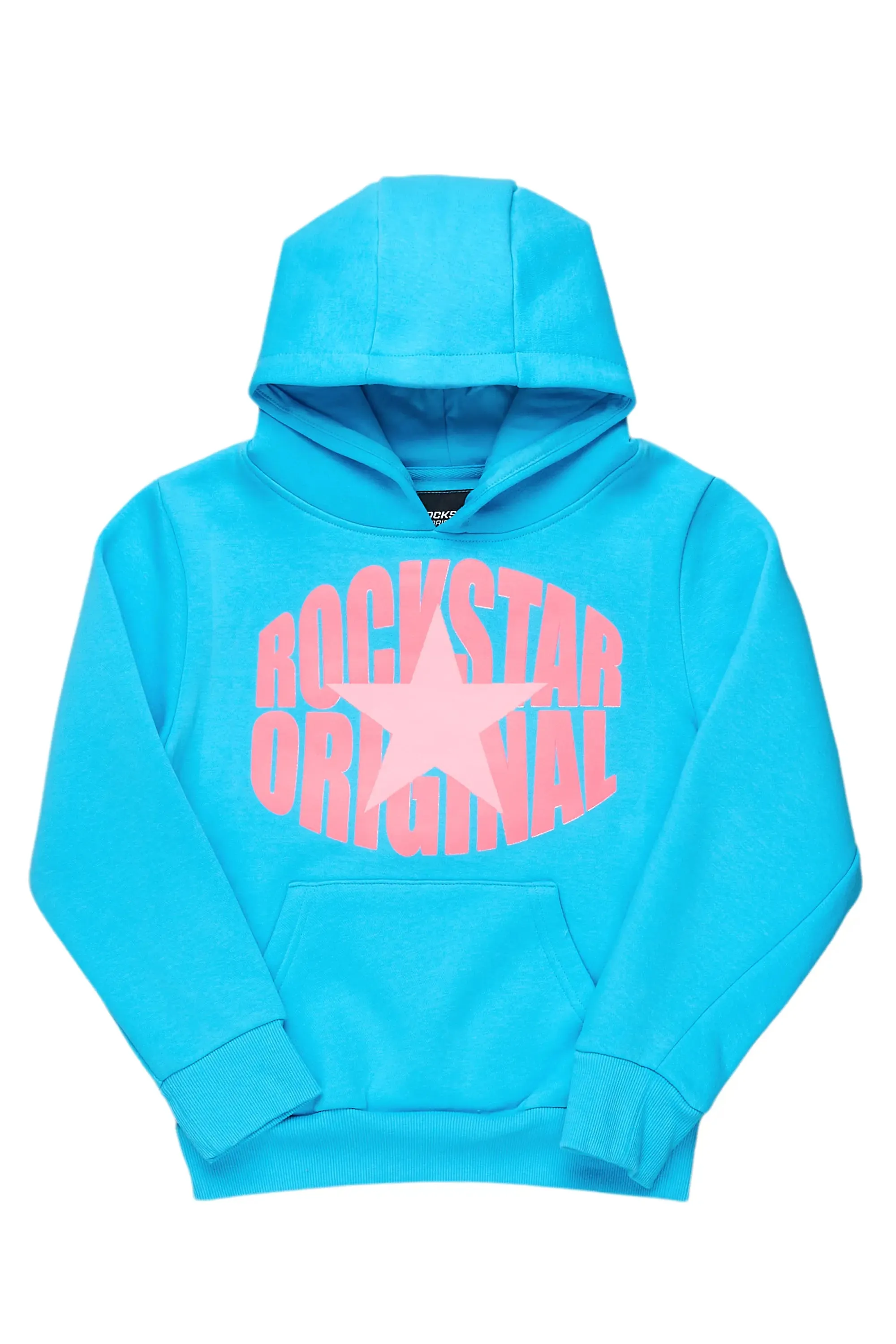 Boys Hachi Blue Graphic Hoodie