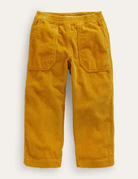 Chunky Pull-on Cord Trousers-Brioche