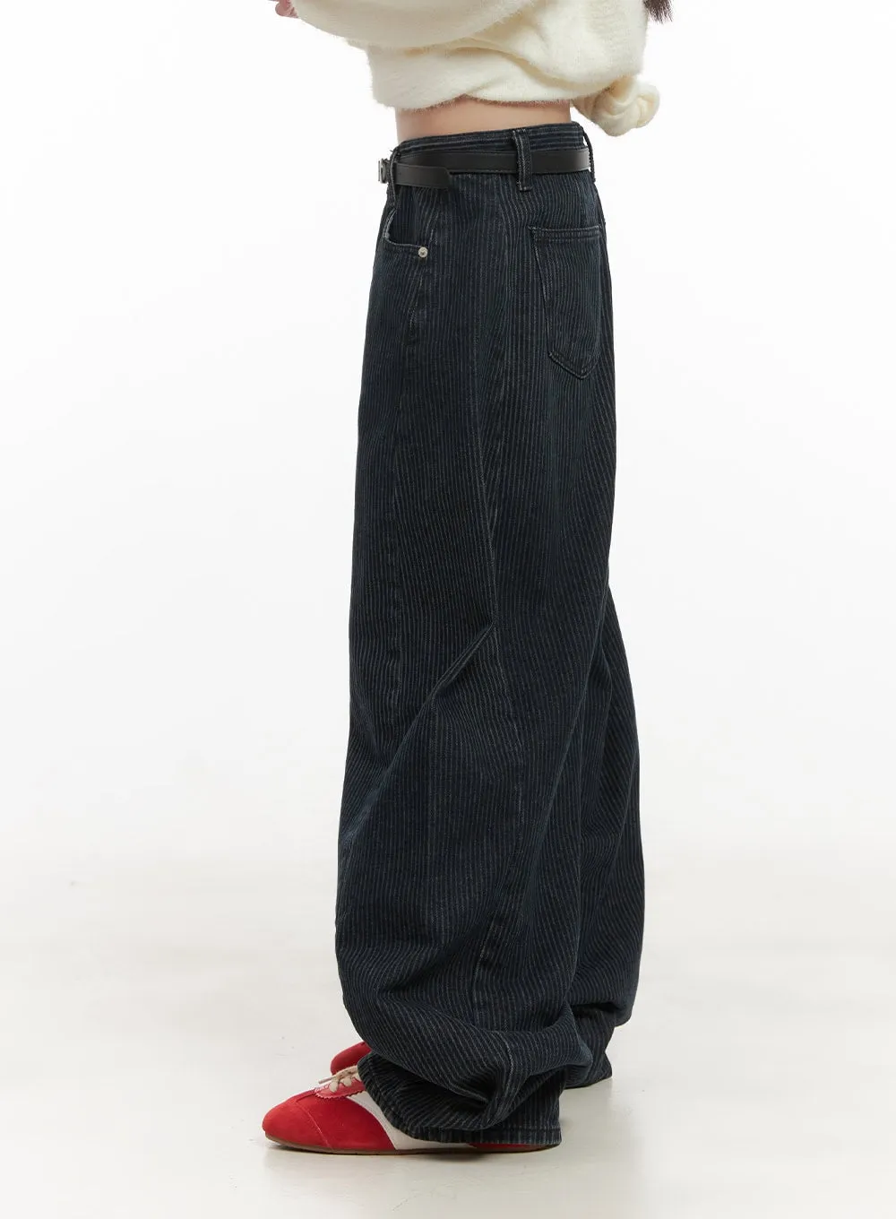 Comfortable Corduroy Wide-Leg Pants CD425