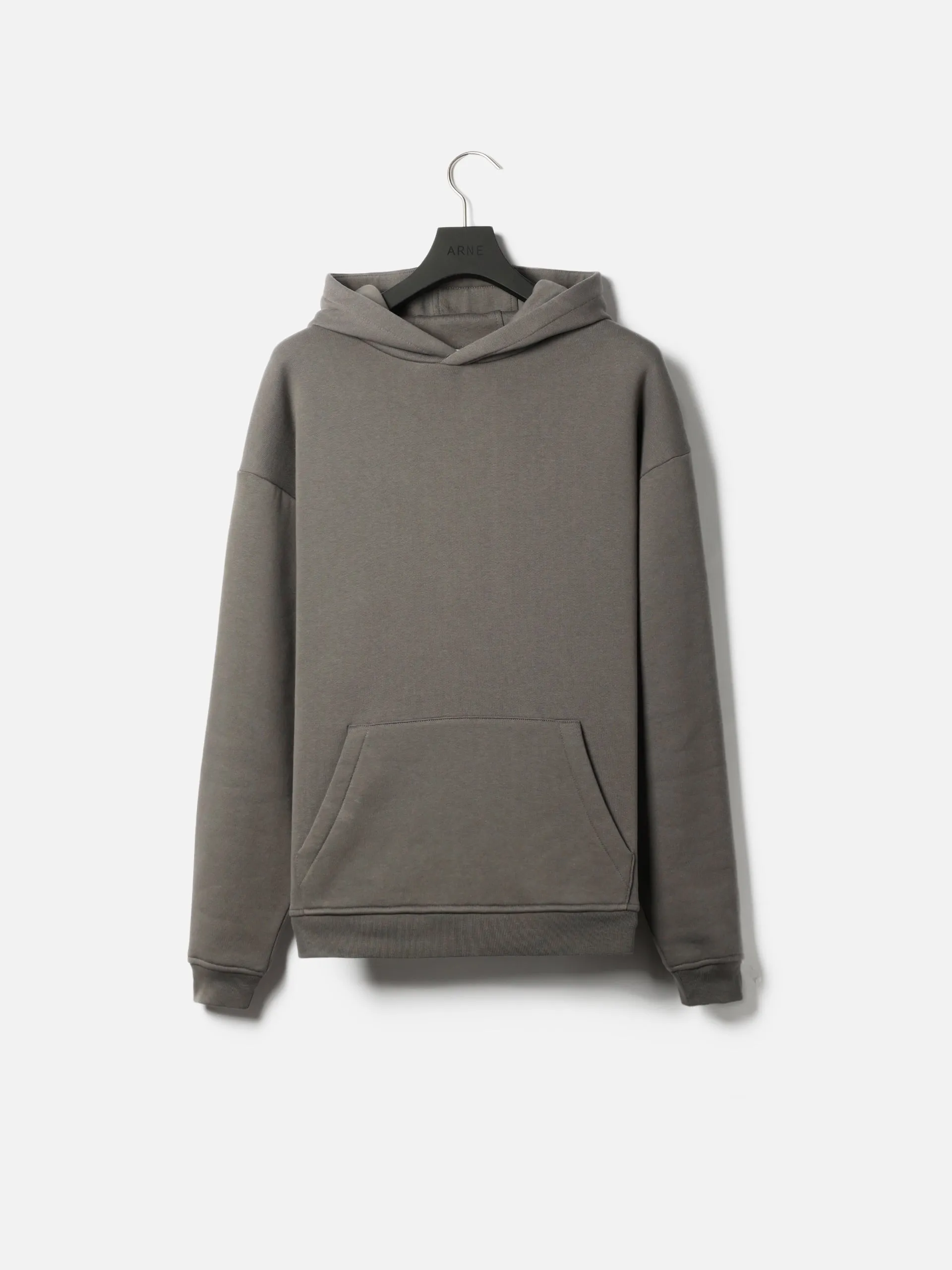 Essential Relaxed Hoodie in Grey