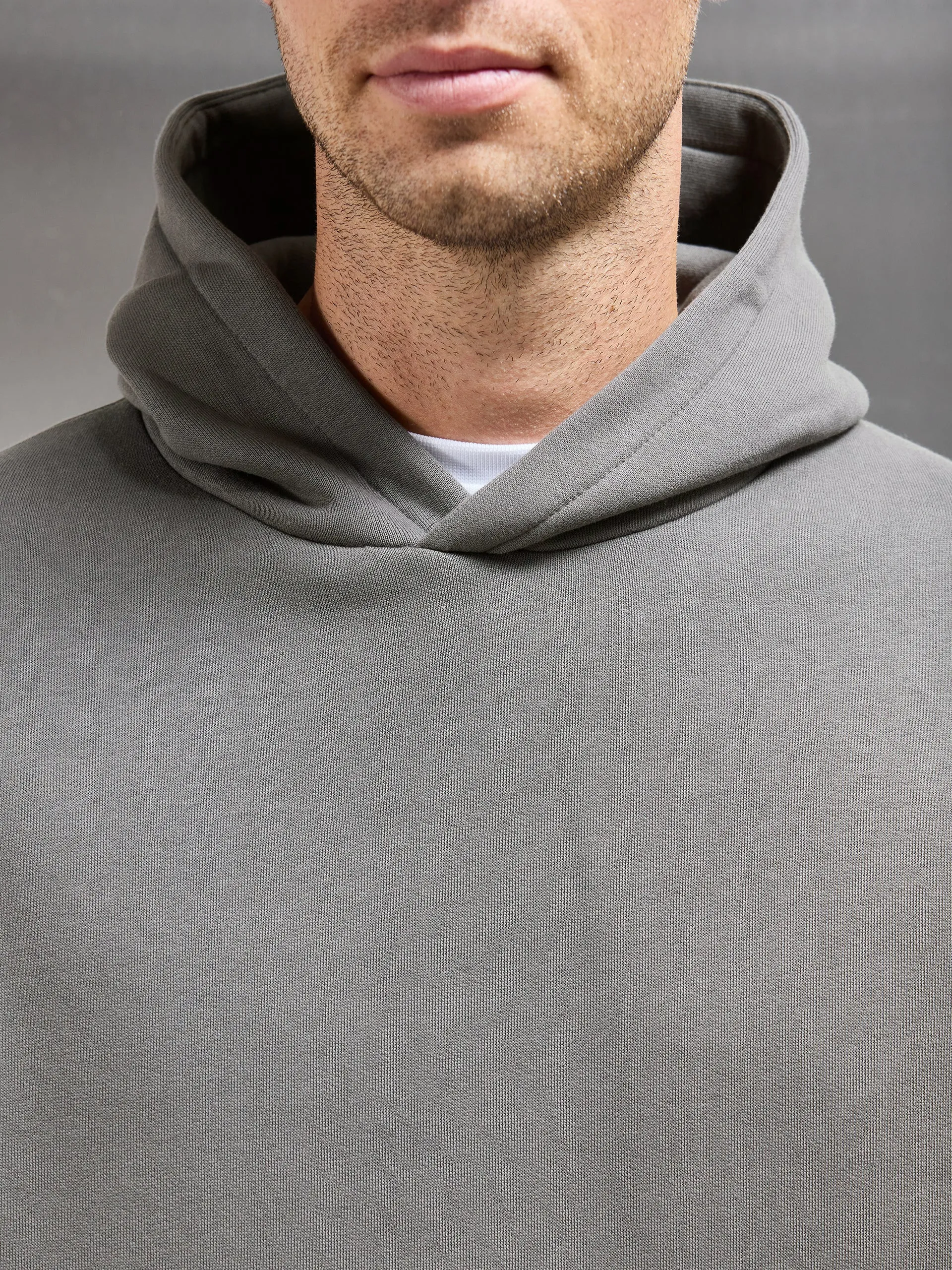 Essential Relaxed Hoodie in Grey