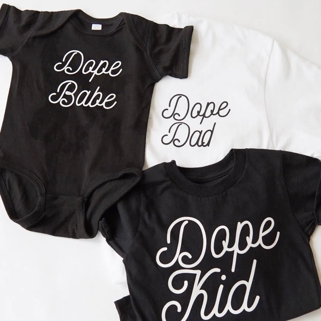 Family of 5 Matching Set - Dope Family Collection© (Black)