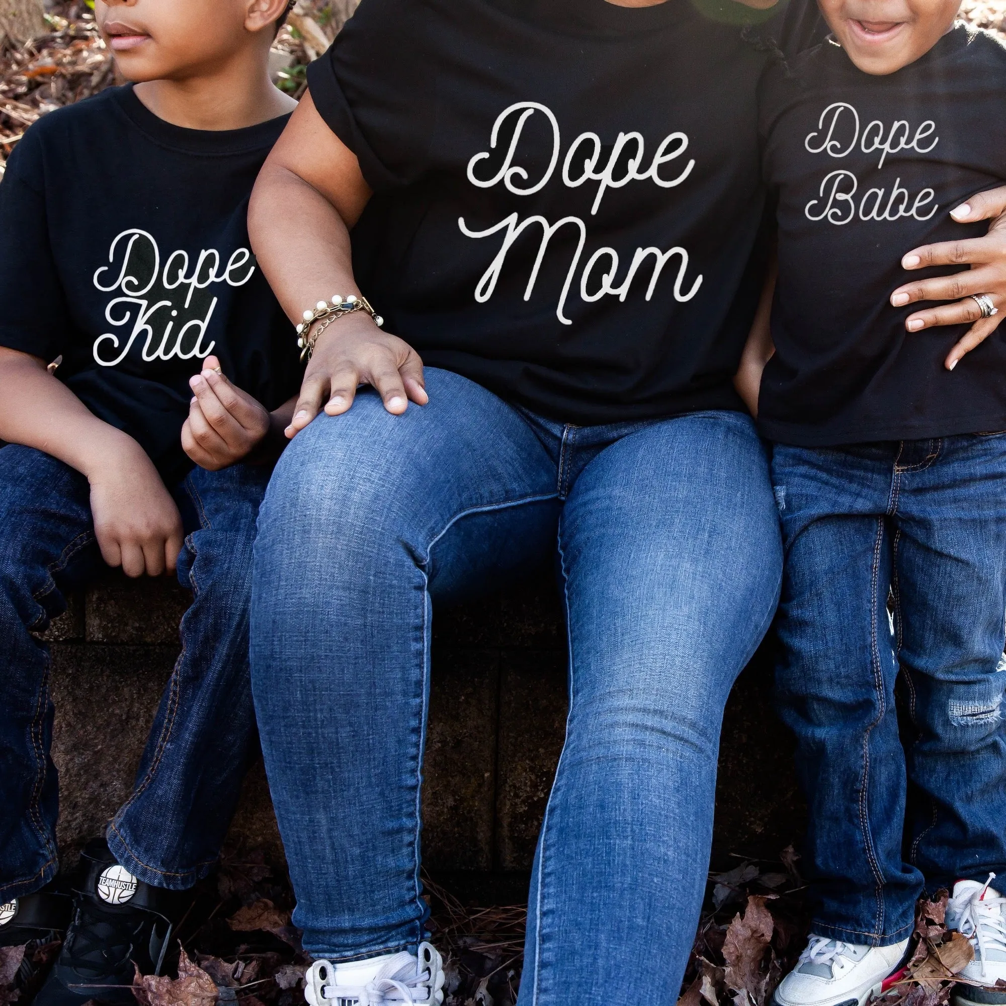 Family of 5 Matching Set - Dope Family Collection© (Black)