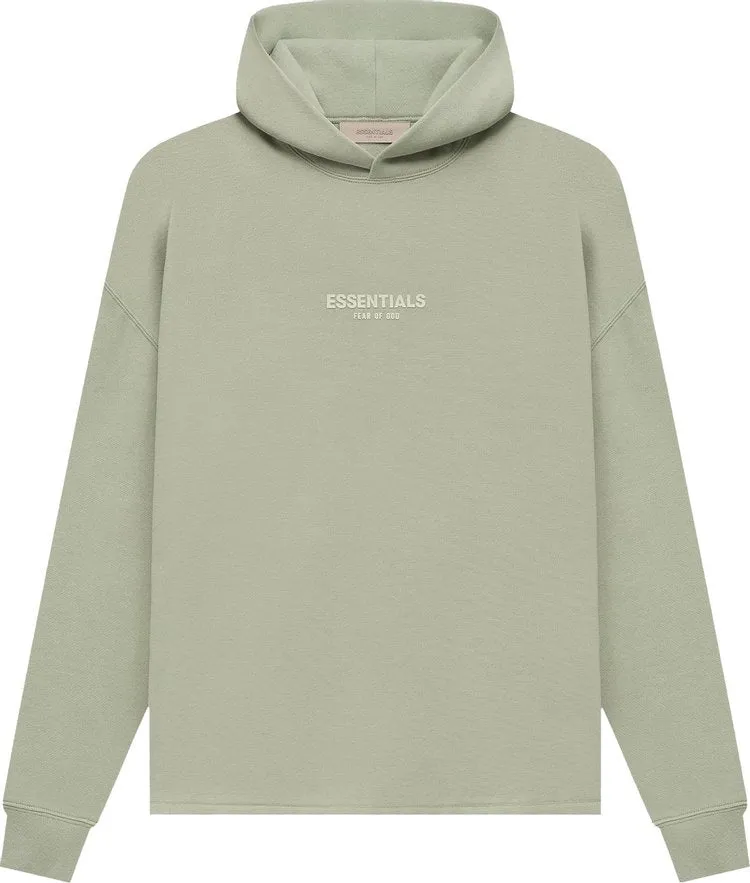 Fear of God Essentials Relaxed Hoodie 'Sea Foam', green