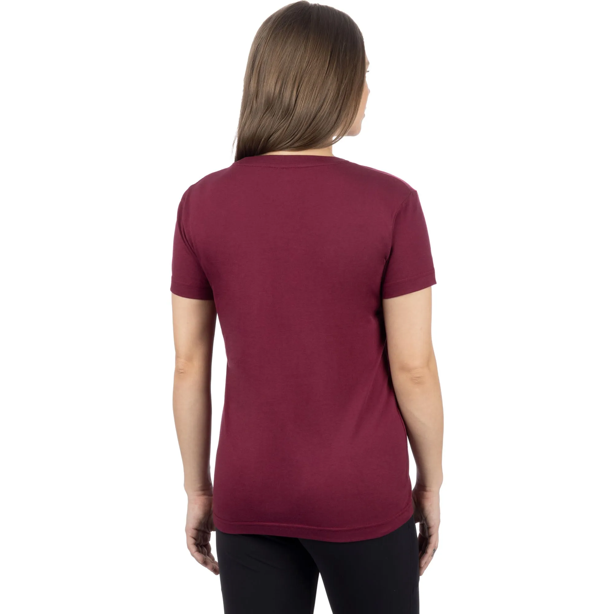 FXR Work Pocket Premium Boyfriend T-Shirt Merlot Red