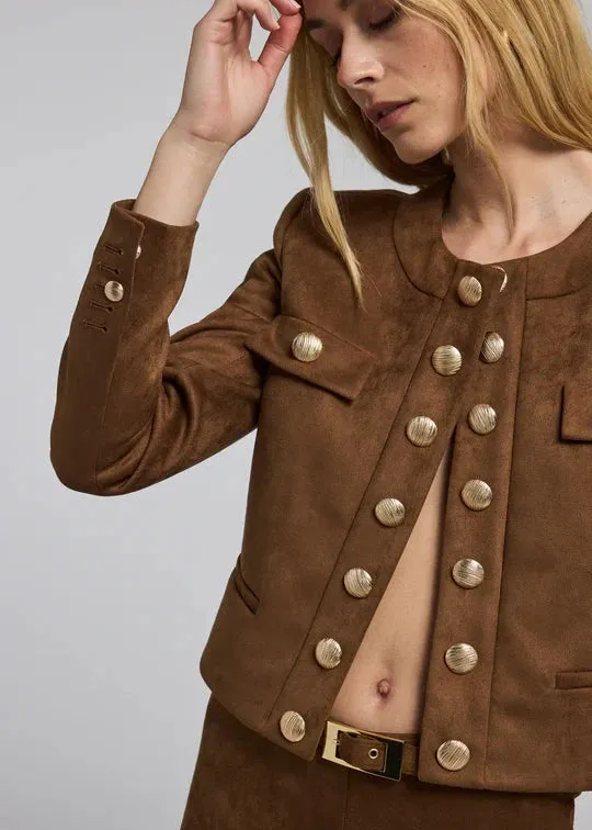 Generation Love Karson Vegan Suede Jacket