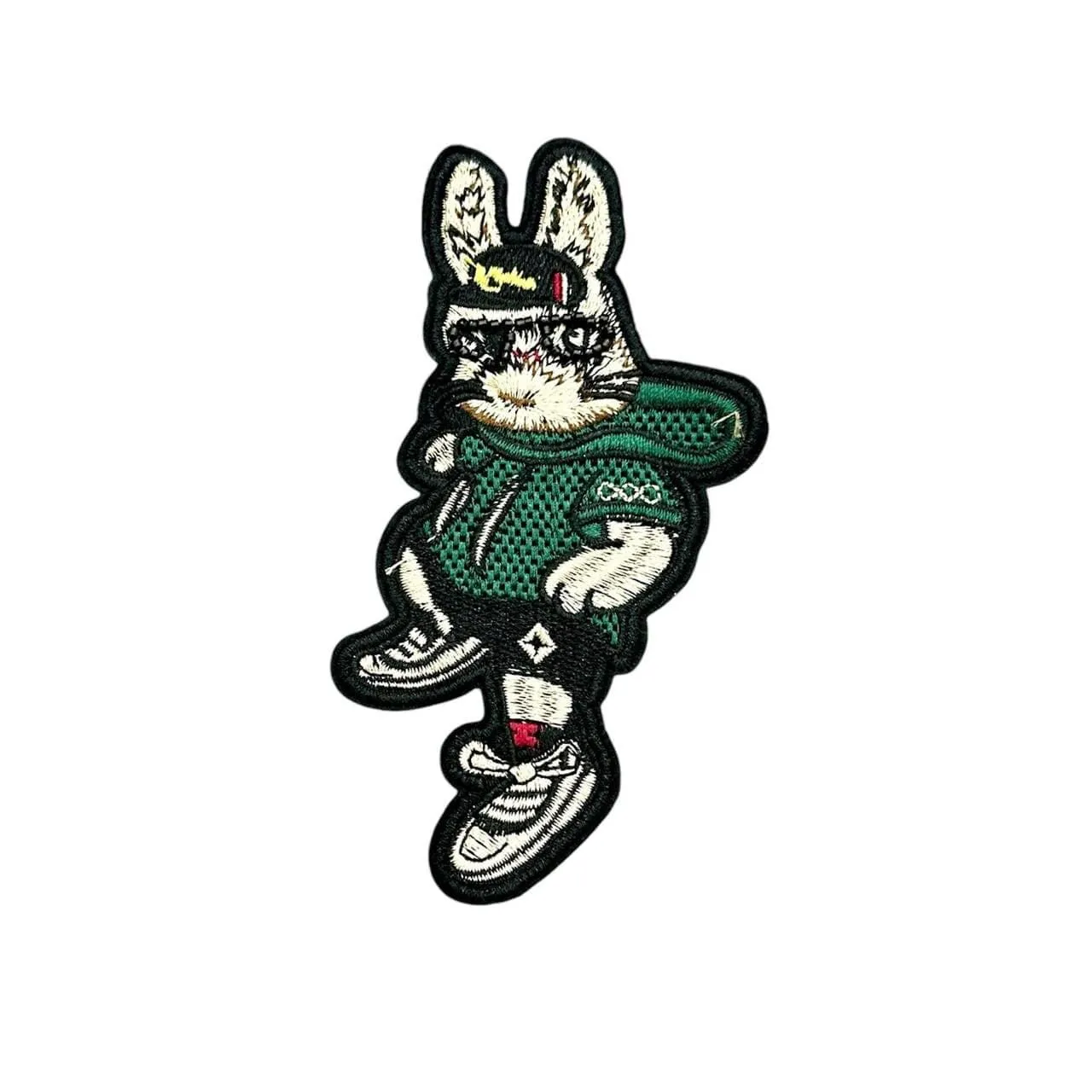 Green Teddy With Cool Vibes Only Patch