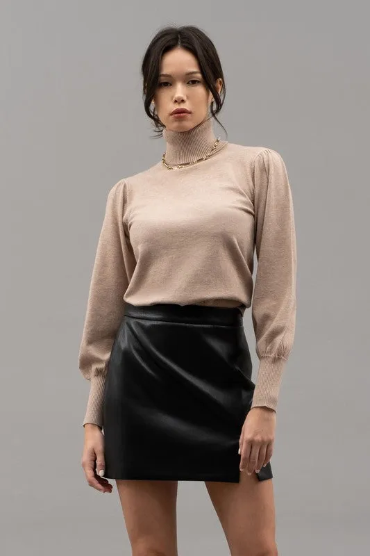 Hadley Long Sleeve Turtle Neck Top