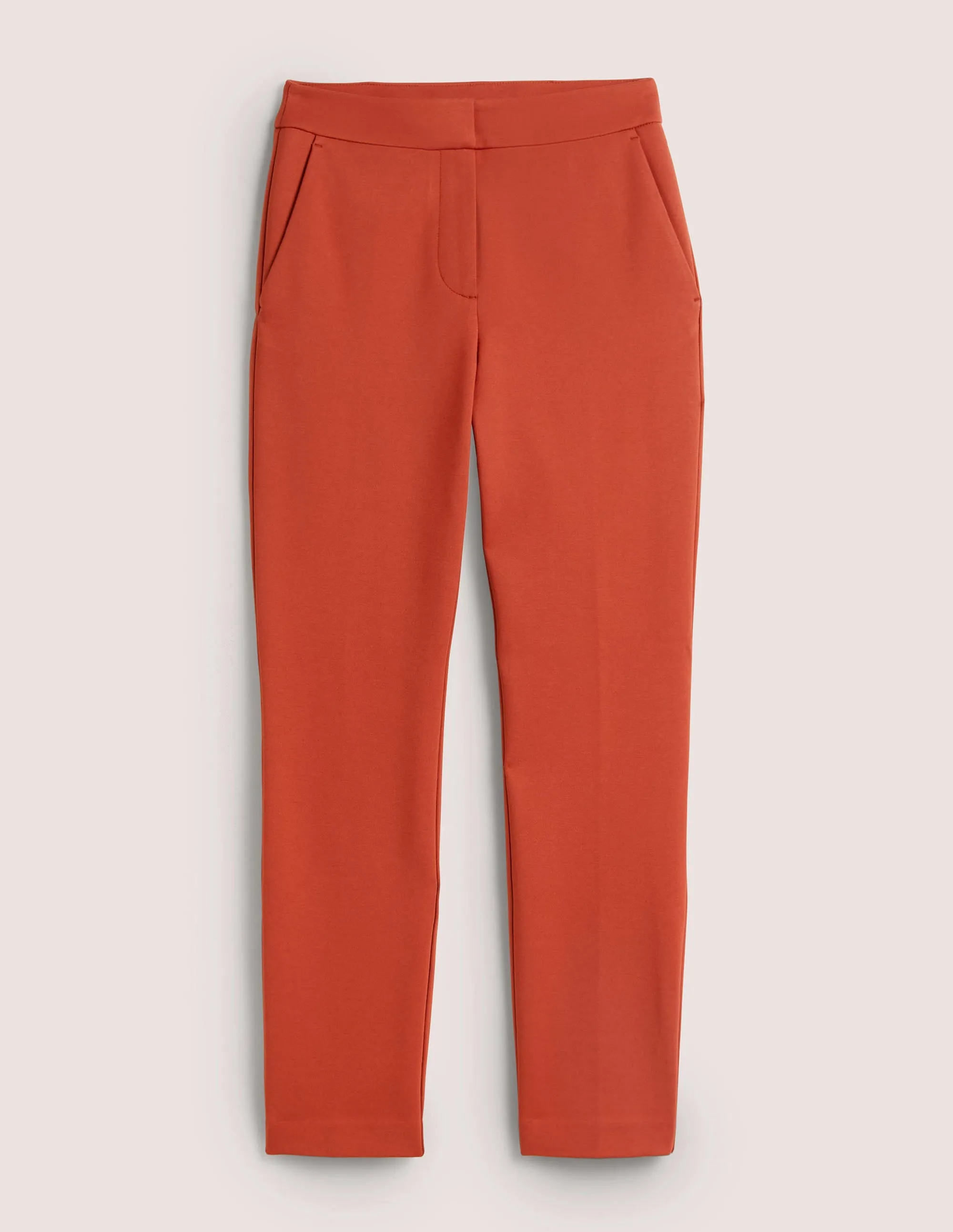 Hampshire 7/8 Ponte Trousers-Chilli Oil