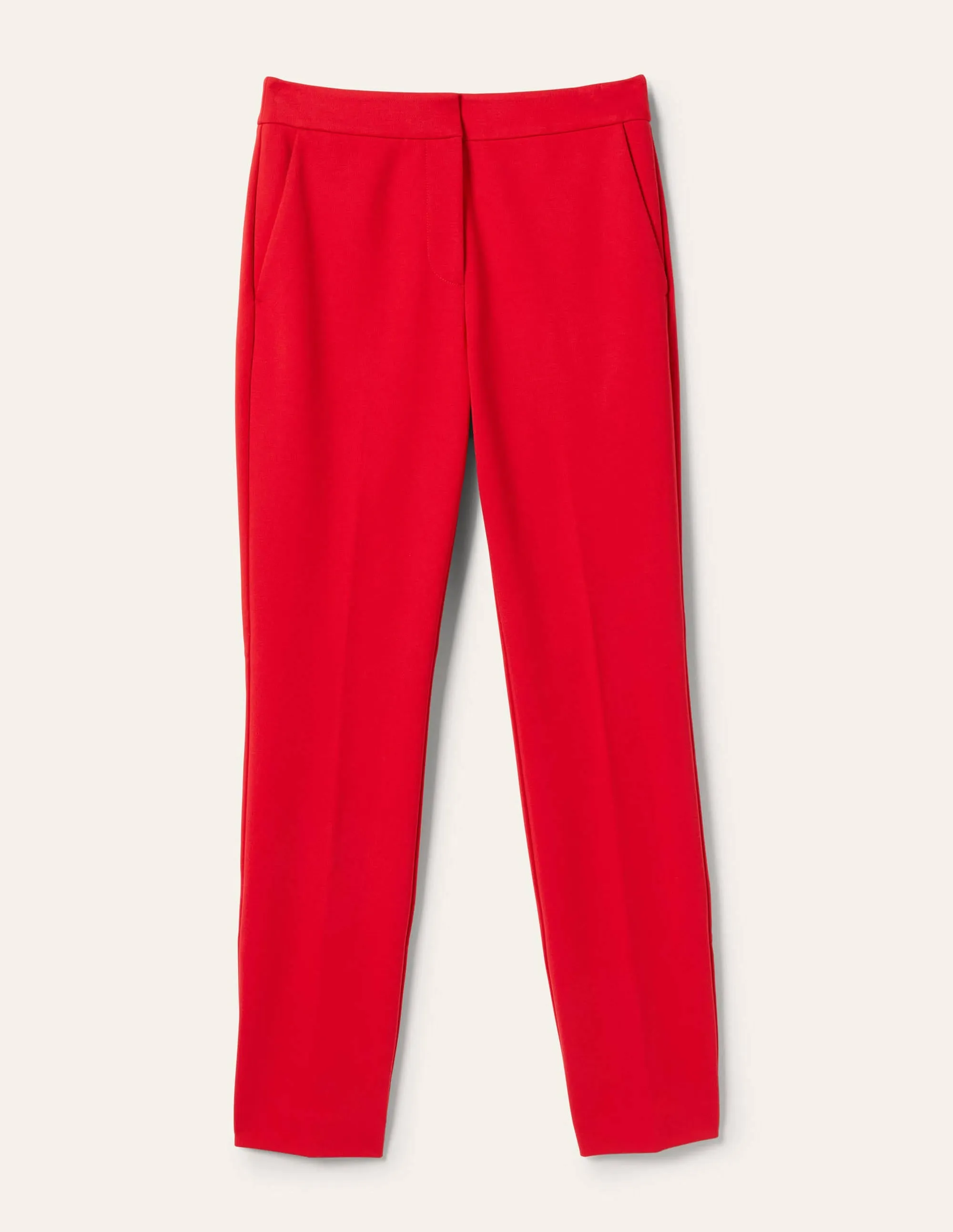 Hampshire 7/8 Ponte Trousers-Red