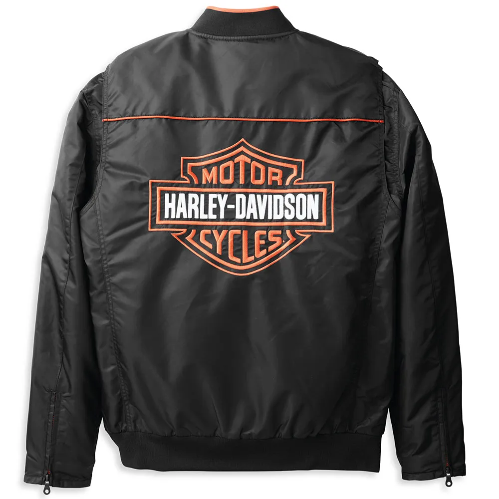 Harley-Davidson Men's Timeless Bar & Shield Casual Jacket, Black 98401-22VM