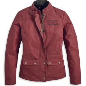 Harley-Davidson Women's Repose Textile Russet Brown Riding Jacket 97149-23VW