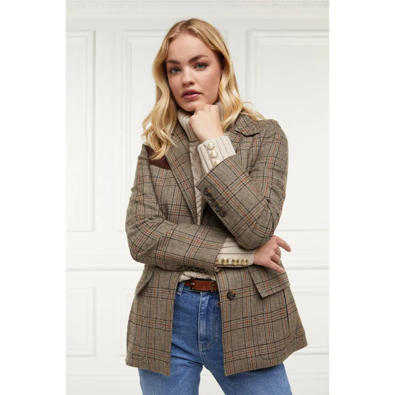 Holland Cooper Single Breasted Field Ladies Blazer - Bourbon