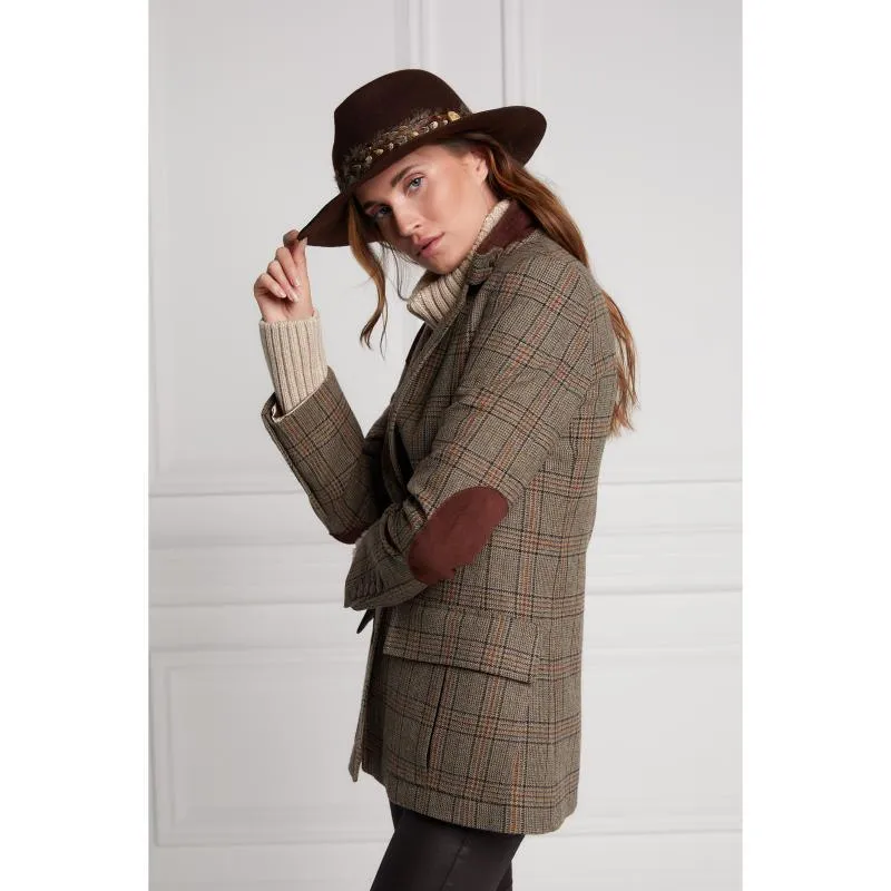 Holland Cooper Single Breasted Field Ladies Blazer - Bourbon