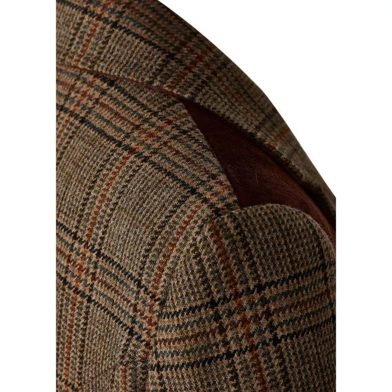 Holland Cooper Single Breasted Field Ladies Tweed Blazer - Bourbon