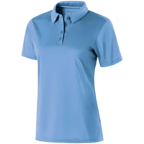 Holloway Women's University Blue Textured Stripe Shift Polo