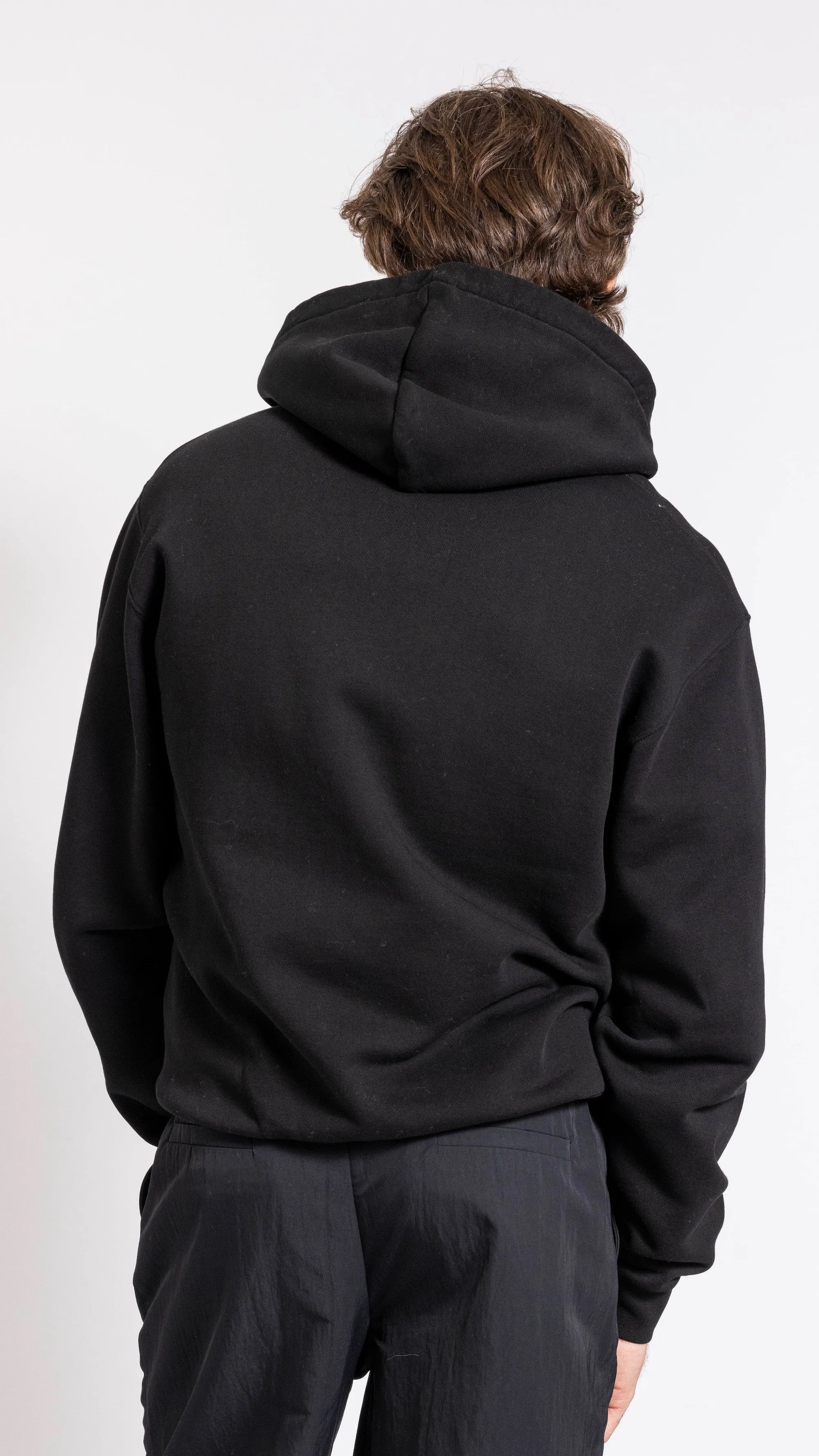 JACQUEMUS BLACK "LE HOODIE GROS GRAIN" HOODIE