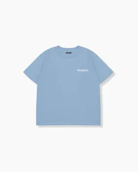 KIDZ RELAXED DROP SHOULDER TEE - POWDER BLUE