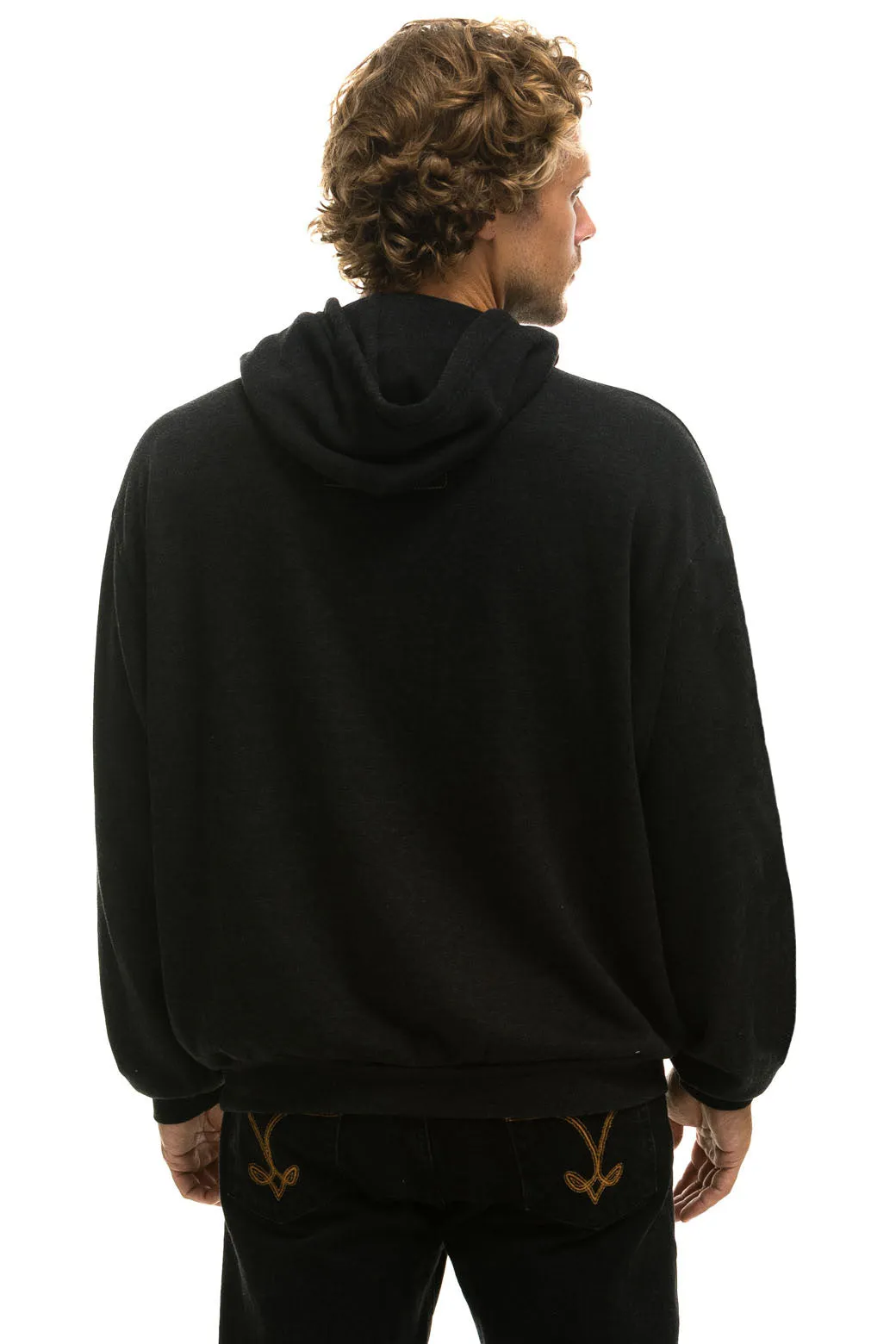 MEMBER EXCLUSIVE RELAXED PULLOVER HOODIE - BLACK