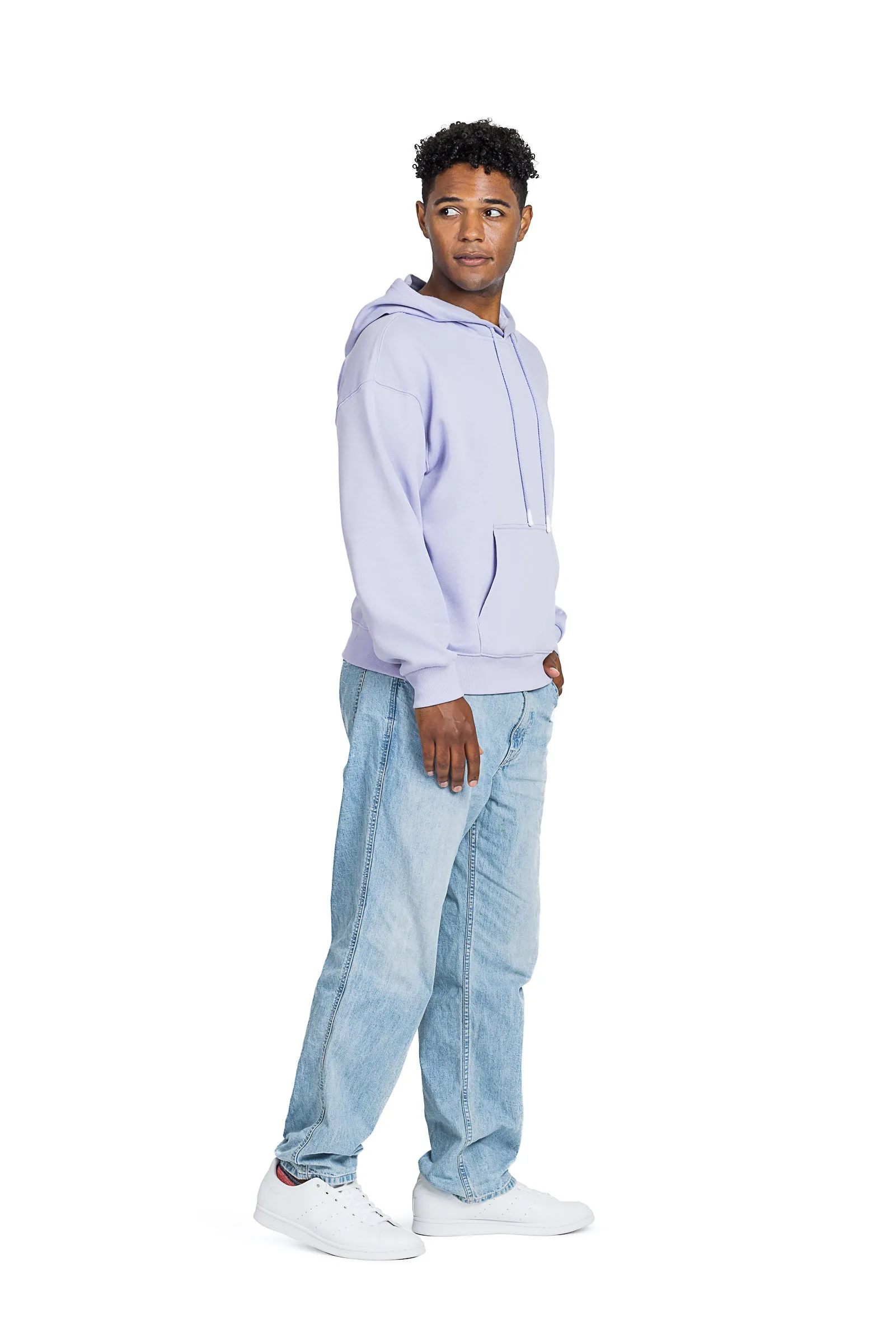 Men's Relaxed Fit Hoodie in Lavender