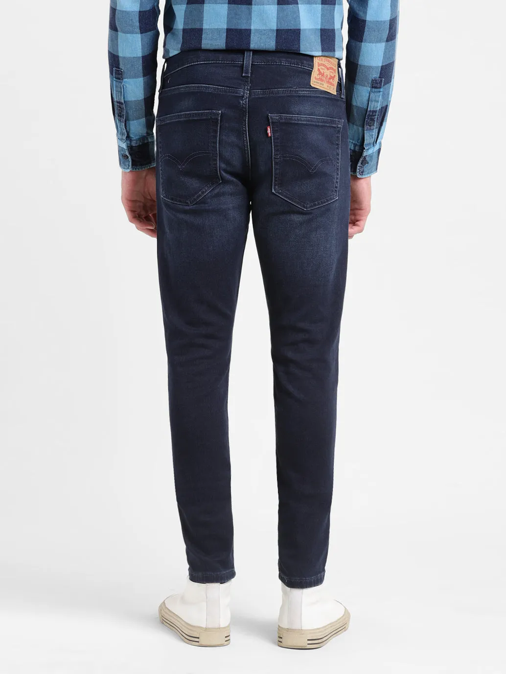 Men's Skinny Tapered Blue Jeans