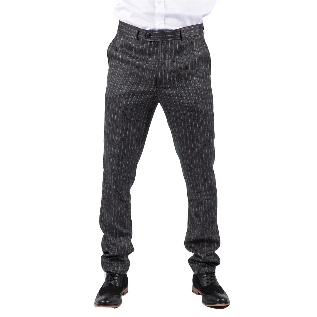 Men's Tweed Trousers Check 1920s Gatsby Blinders