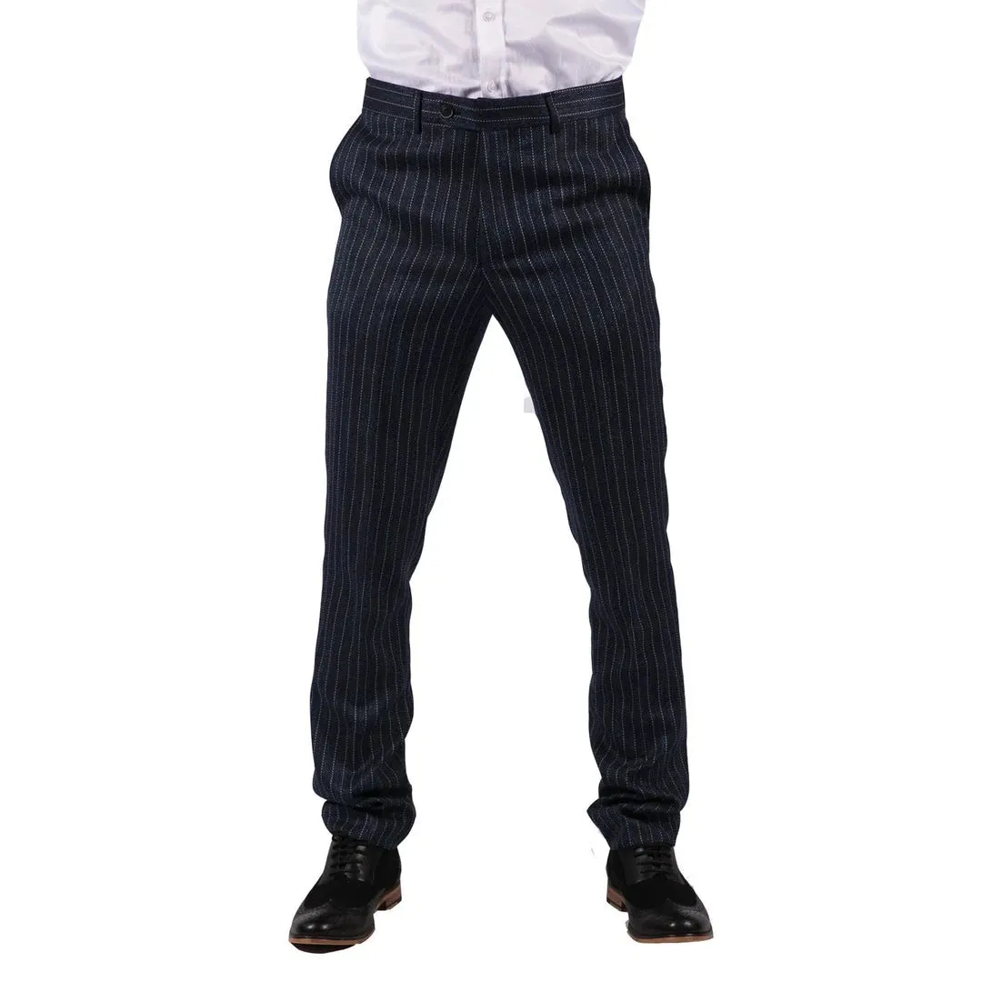 Men's Tweed Trousers Check 1920s Gatsby Blinders