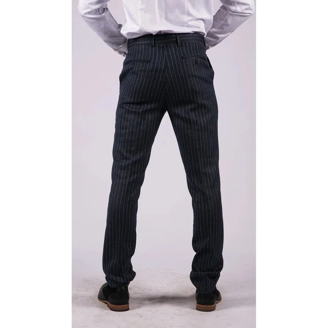 Men's Tweed Trousers Check 1920s Gatsby Blinders