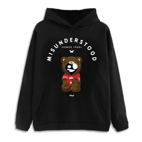 Misunderstood Kaepernick Drop Shoulder Black Pullover Hoodie