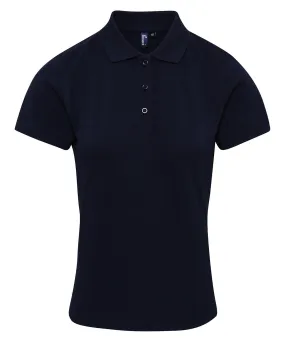 Navy* - Women's Coolchecker® plus piqué polo