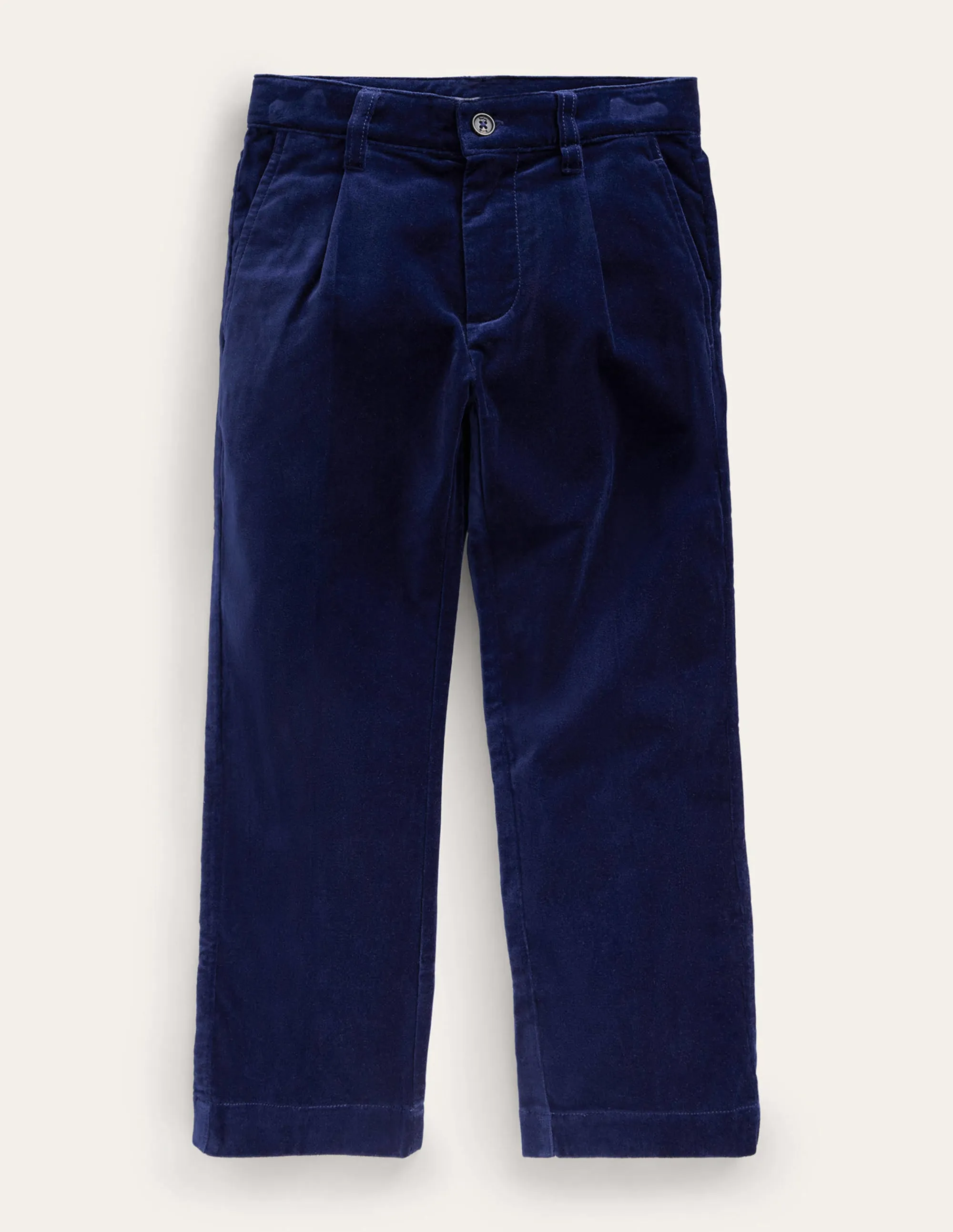 Pleated Smart Trousers-Bluing