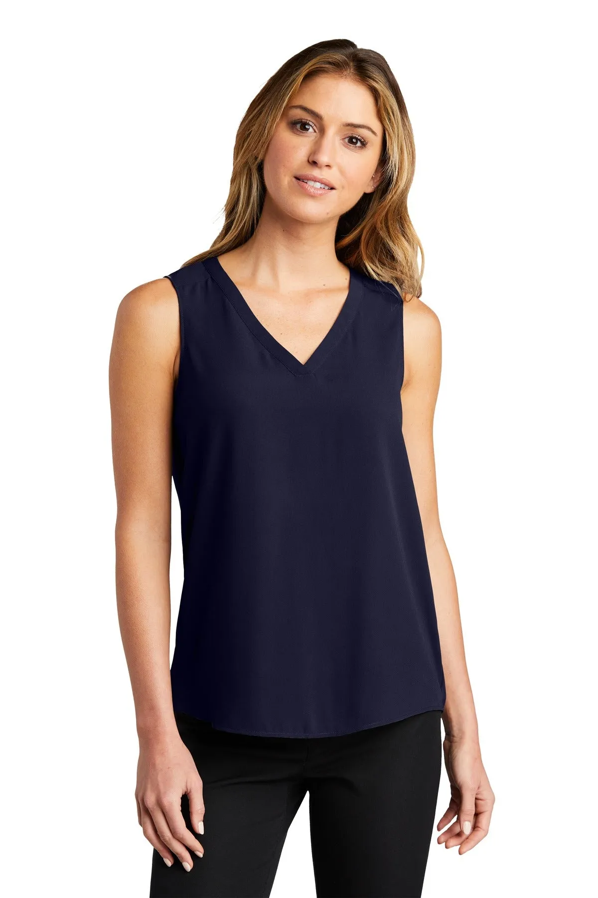 Port Authority Ladies Sleeveless Blouse. LW703