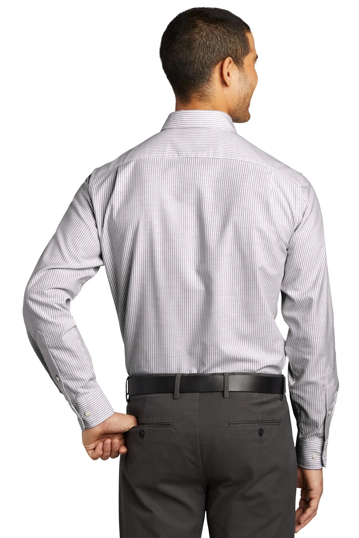 Port Authority SuperPro ™ Oxford Stripe Shirt. W657