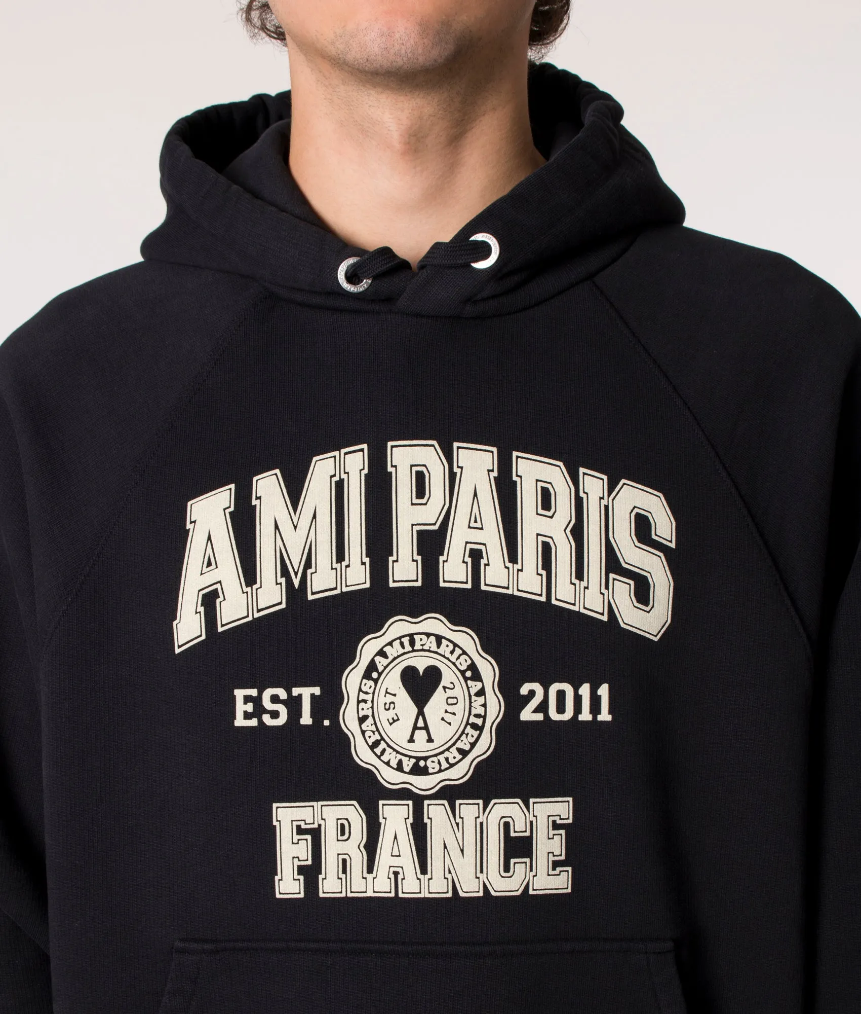 Relaxed Fit  AMI Paris-France Hoodie