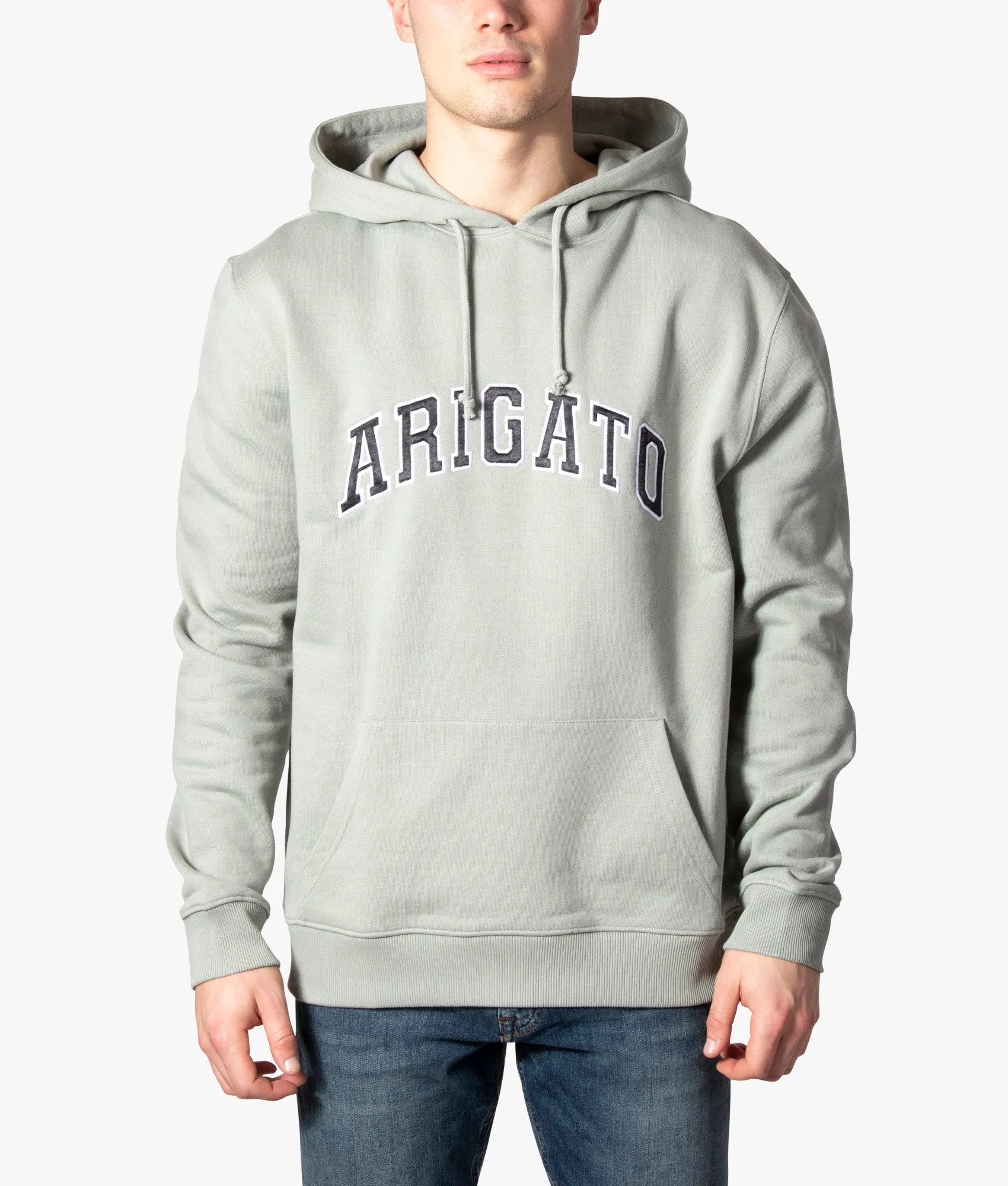 Relaxed Fit College Logo Hoodie