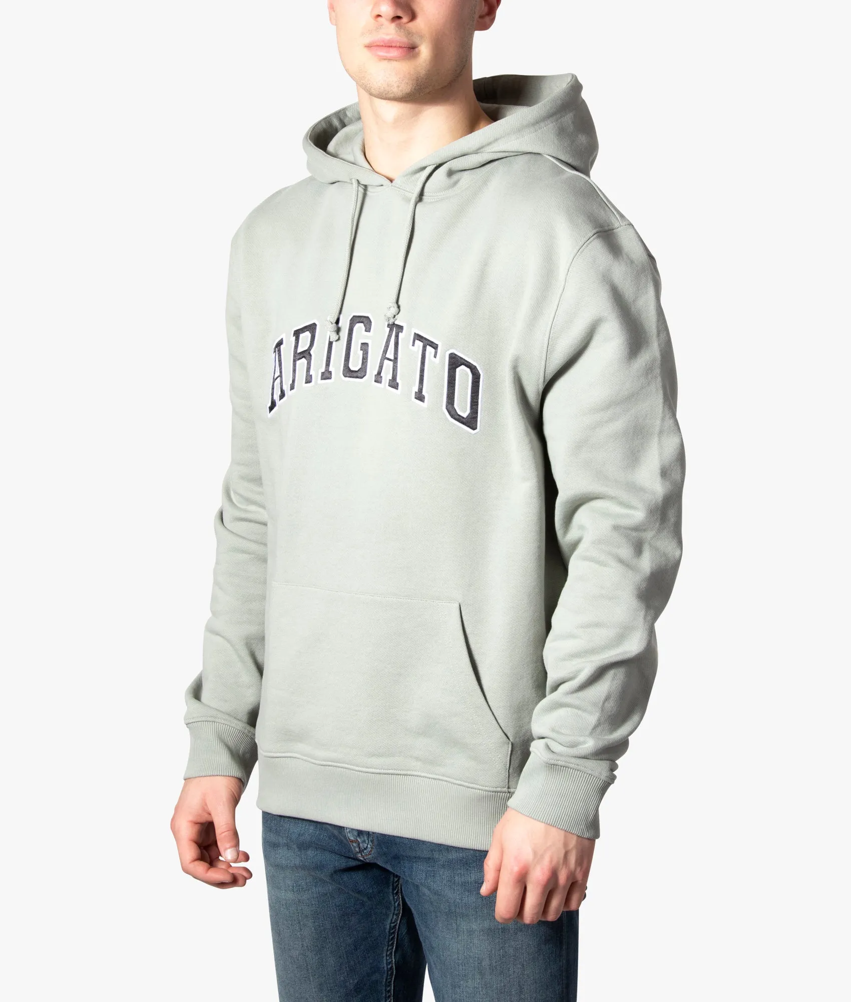 Relaxed Fit College Logo Hoodie