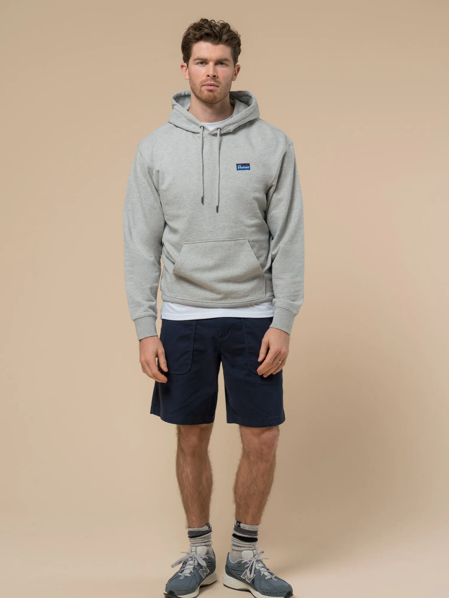 Relaxed Fit Original Logo Hoodie in Athletic Grey Heather