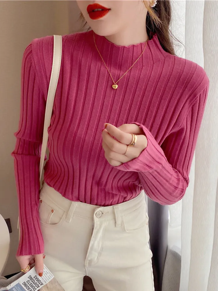 Sophie Turtleneck Long Sleeve Woman Sweater