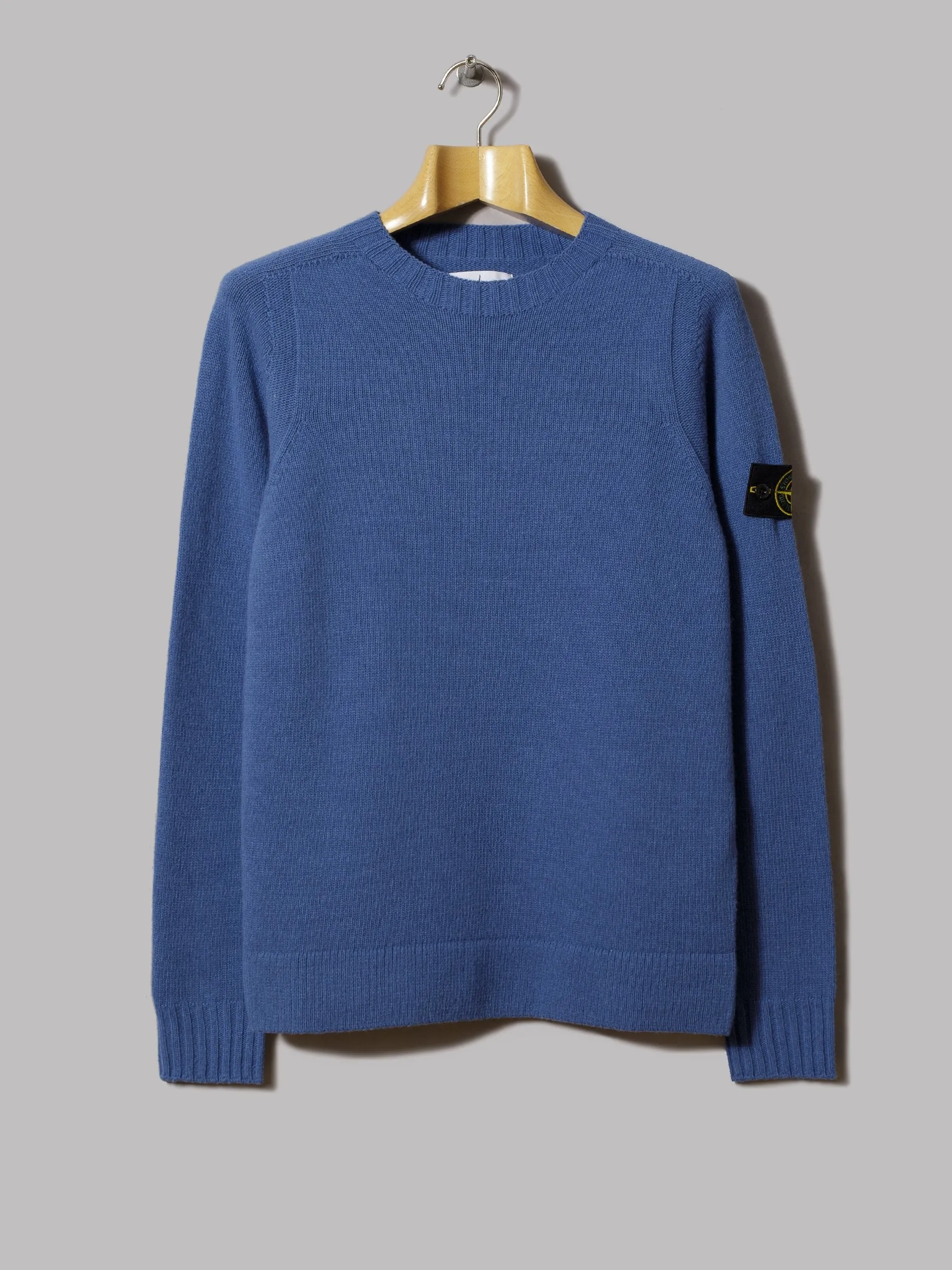 Stone Island Lambswool Crew Knit (Pervinca)