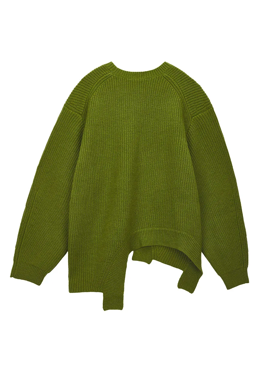 Sweater / JNBY Relaxed Crewneck Wool Sweater