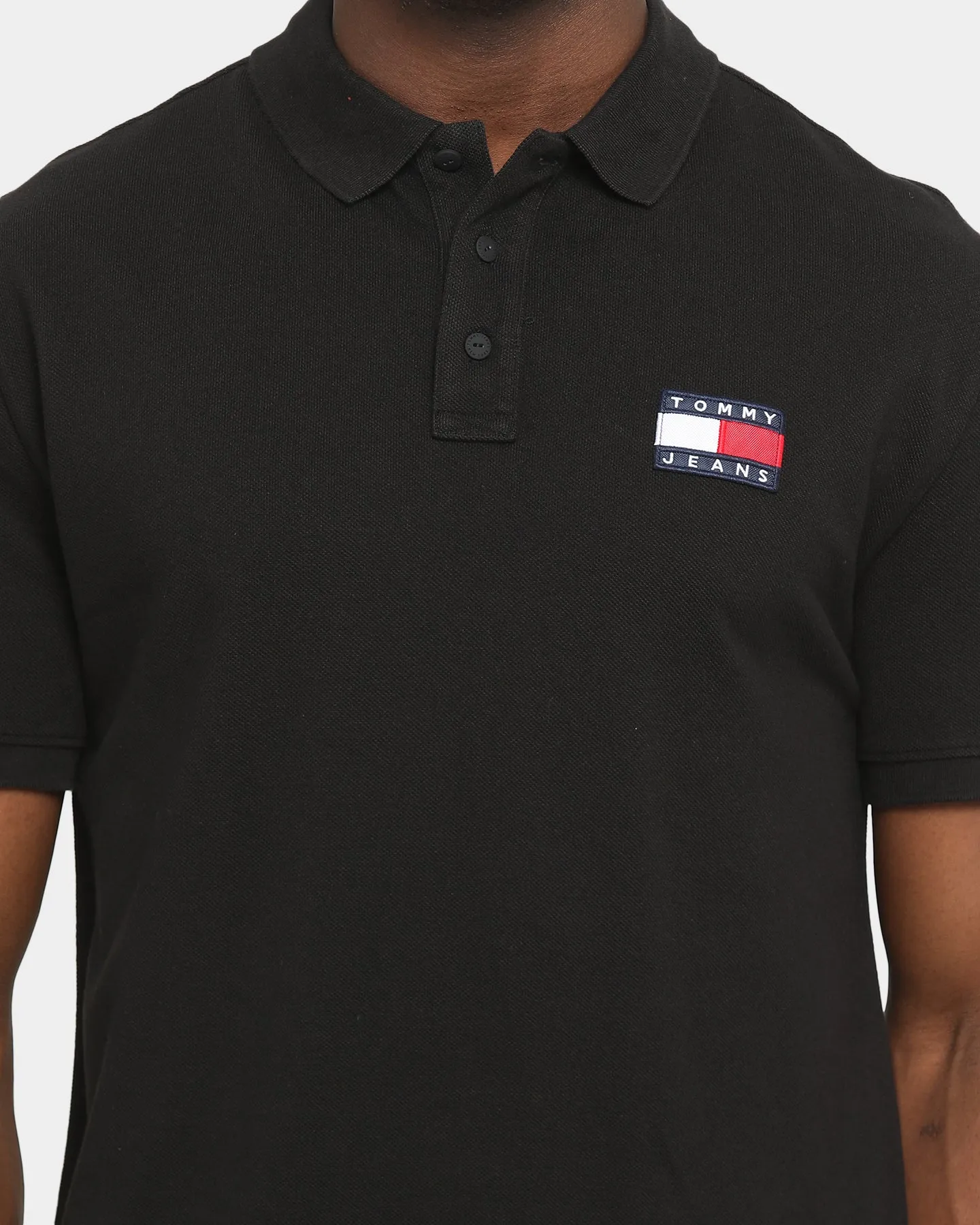 Tommy Jeans Tommy Badge Polo Black